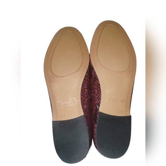 Vionic Willa Wine Boa Leather Flat Loafer size 7 - Picture 7 of 10